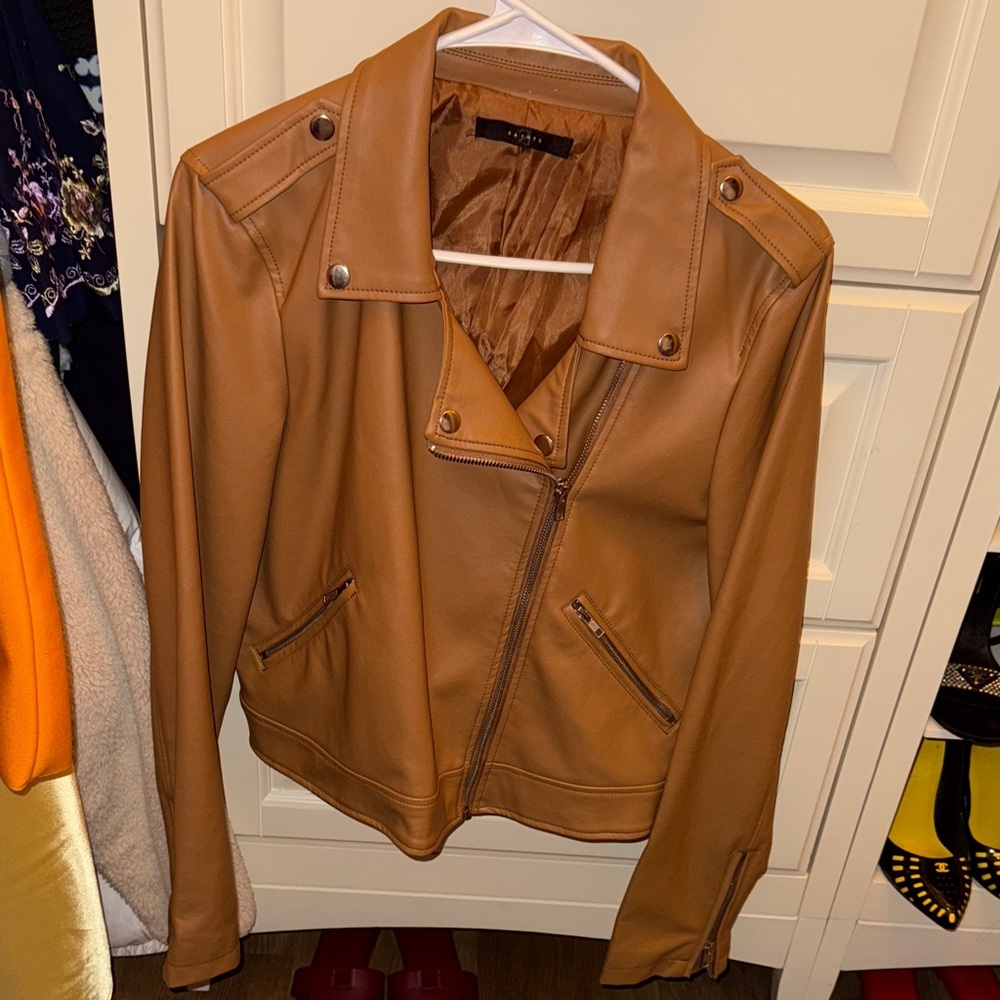 Classic Tan Leather Jacket